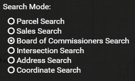 Board of Commissioners Search Option